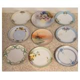 Collection of Hand Painted China Plates