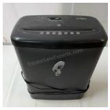 Paper shredding machine.