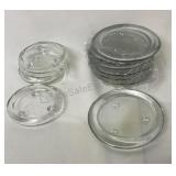 Glass Candle Bases 4 and 5 1/2 inch