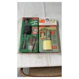 2 Toilet tank fill valve and flappers.