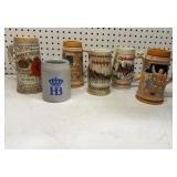 Group of Beer Steins