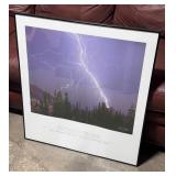 Framed Kennan Ward Poster Yosemite 28x30