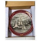 NY City Collector Plate w Twin Towers