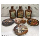 Norman Rockwell Collector Plates & Empty Beam