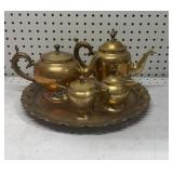 5 piece Brass coffee/Tea set