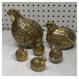 Vintage Quail Figurines