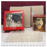 Ornament storage boxes, cheese plate & more