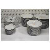 Gibson Designs Princess Print Porcelain Plates,