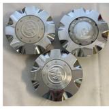 3 Buick wheel center caps.