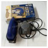 Jig saw and palm sander.