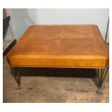 Inlaid Wood Coffee Table 42x42x17 inches tall