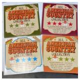 All American country vinyl collection for discs