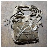 vintage military parachute assembly