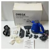 Omega hand held steam cleaner with box