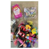 Assorted kids toys, McDonalds and Burger King