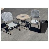 Patio Bistro Set W/ Planter box