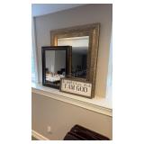 Wall Mirrors & Psalm 46:10 Framed Verse 9x21