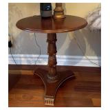 Round Bombay Accent Table 24x28 inches tall