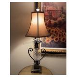 Crystal Table Lamp 34 inches tall