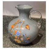 Made in Italy Glass Pitcher 9 inches tall