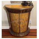 Curved Hall Cabinet