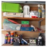 Garage shelf lot