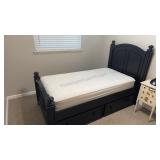 Twin Bed W/ Roll out Storage