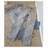 Vintage Levi and Sears Jeans 3 aprox 32x30