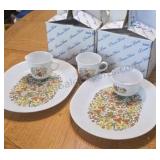 Corelle Indian Summer 12 Mugs & 2 plates