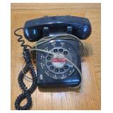 Black Rotary Phone