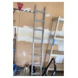 Aluminum extension ladder 8ft closed