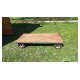 Heavy Duty Metal Cart 36x72 deck is about 15