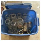 Tote full of mason jars