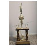 Vintage Multi-Tier Fishing Trophy