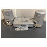 Sharper Image Stereo  W/ Remote