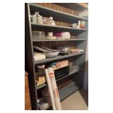 Contents of basement Shelf