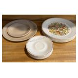 Assorted Corelle Plates
