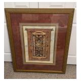 34.5x40.5 framed print zebra
