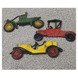 Sexton USA cast metal antique car wall plaques