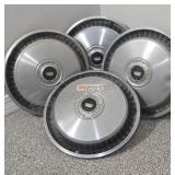 Vintage Ford Hubcaps Set of 4