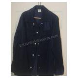 Vintage Loafeez Corduroy Button Up Jacket. Navy