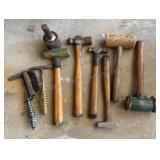 Union Metal Workers Set of Hammers & Metal Mallet
