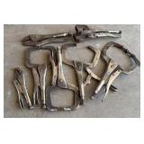 Union Metal Workers Vise Grip Band Clamp Pliers