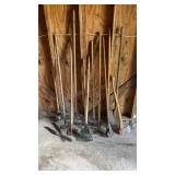 Assortment of Garden Yard Tools