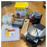 Waffle Maker & Kitchen Items
