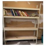 Metal shelf 15.5x69.5x84 inches tall