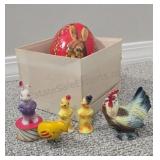 Vintage Easter Decor Pieces