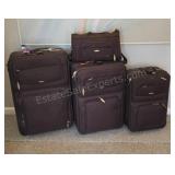 Pierre Cardin 4pc Rolling Luggage Travel Set