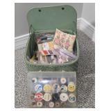 Vintage Sewing Box & Notions