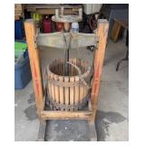 Antique Grape Wine Press